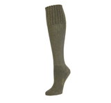 Rib Knit Solid Knee High Sock