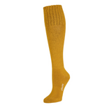 Rib Knit Solid Knee High Sock