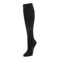 Rib Knit Solid Knee High Sock