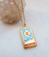 Rainbow Tarot Necklace