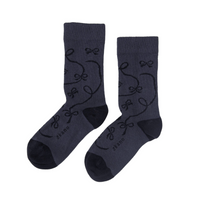 Ribbon Crew Socks