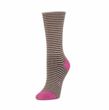Rose Slouch Roll Top Socks