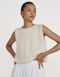 Cropped Knit Tank