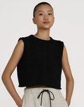 Cropped Knit Tank