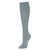 Solid Rib Knit Knee High Sock