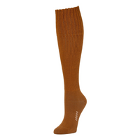 Solid Rib Knit Knee High Sock
