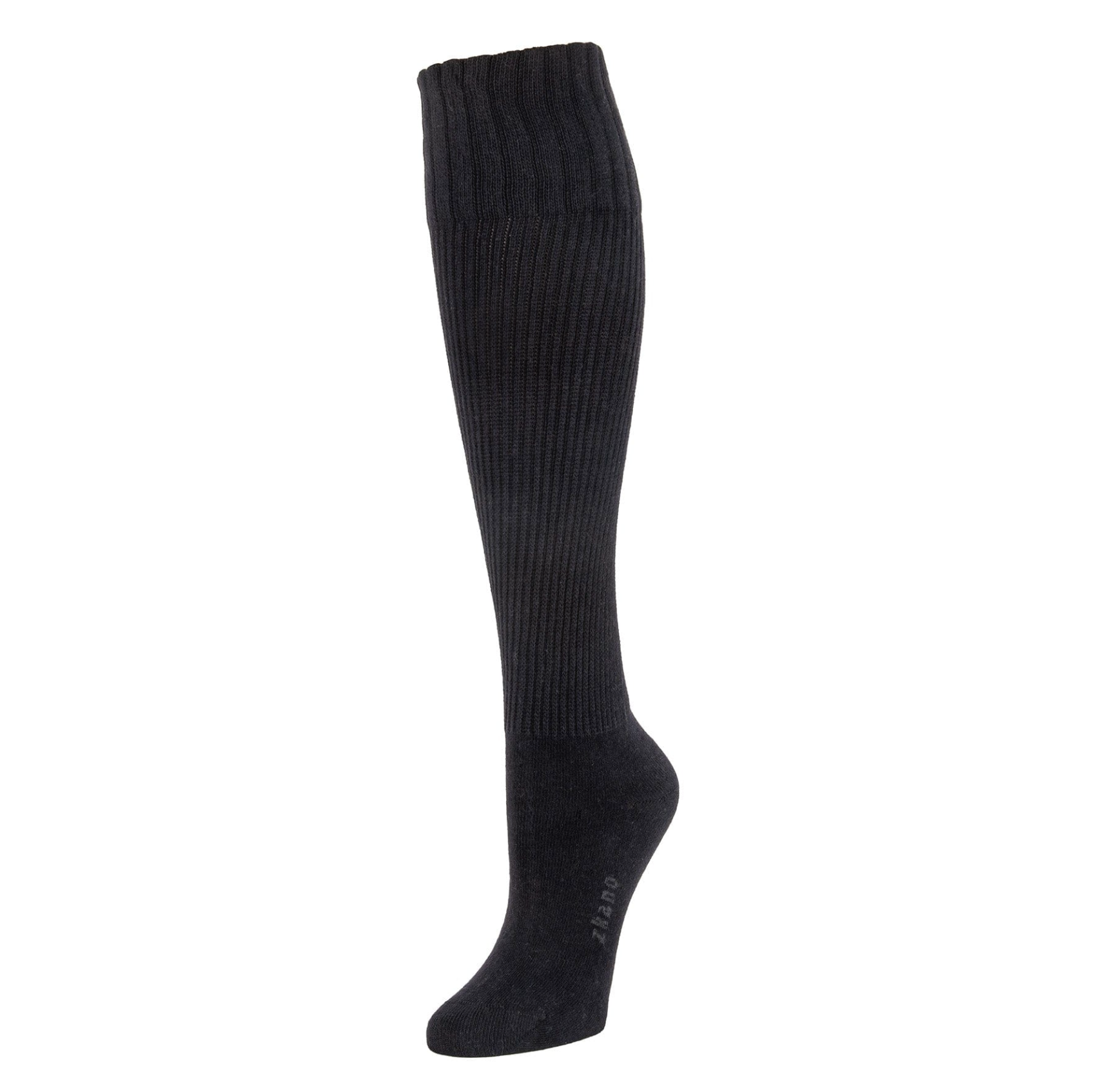Solid Rib Knit Knee High Sock