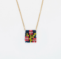 Beaded Tag Necklace