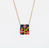 Beaded Tag Necklace