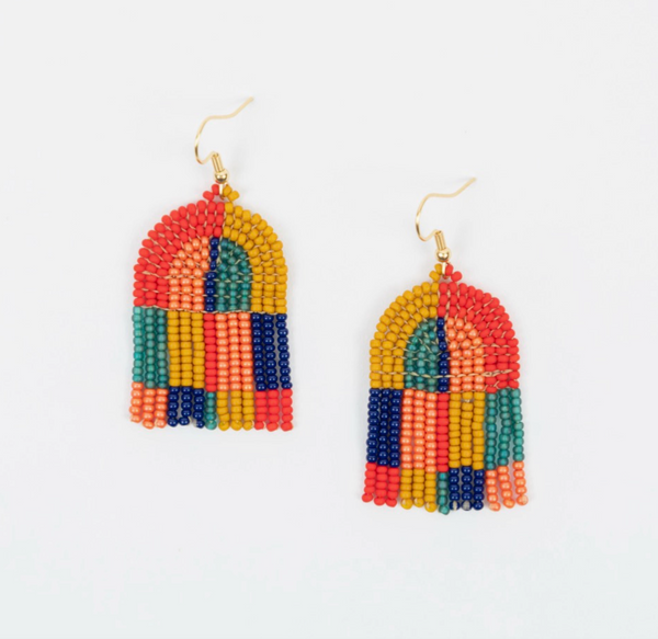 Patchwork Arco Earrings