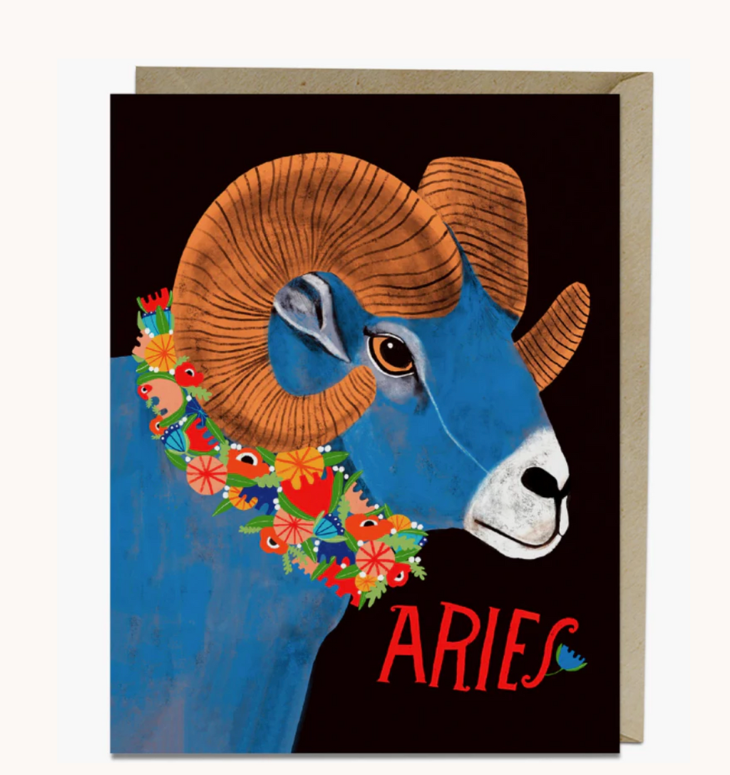 Lisa Congdon Astrology Greeting Card