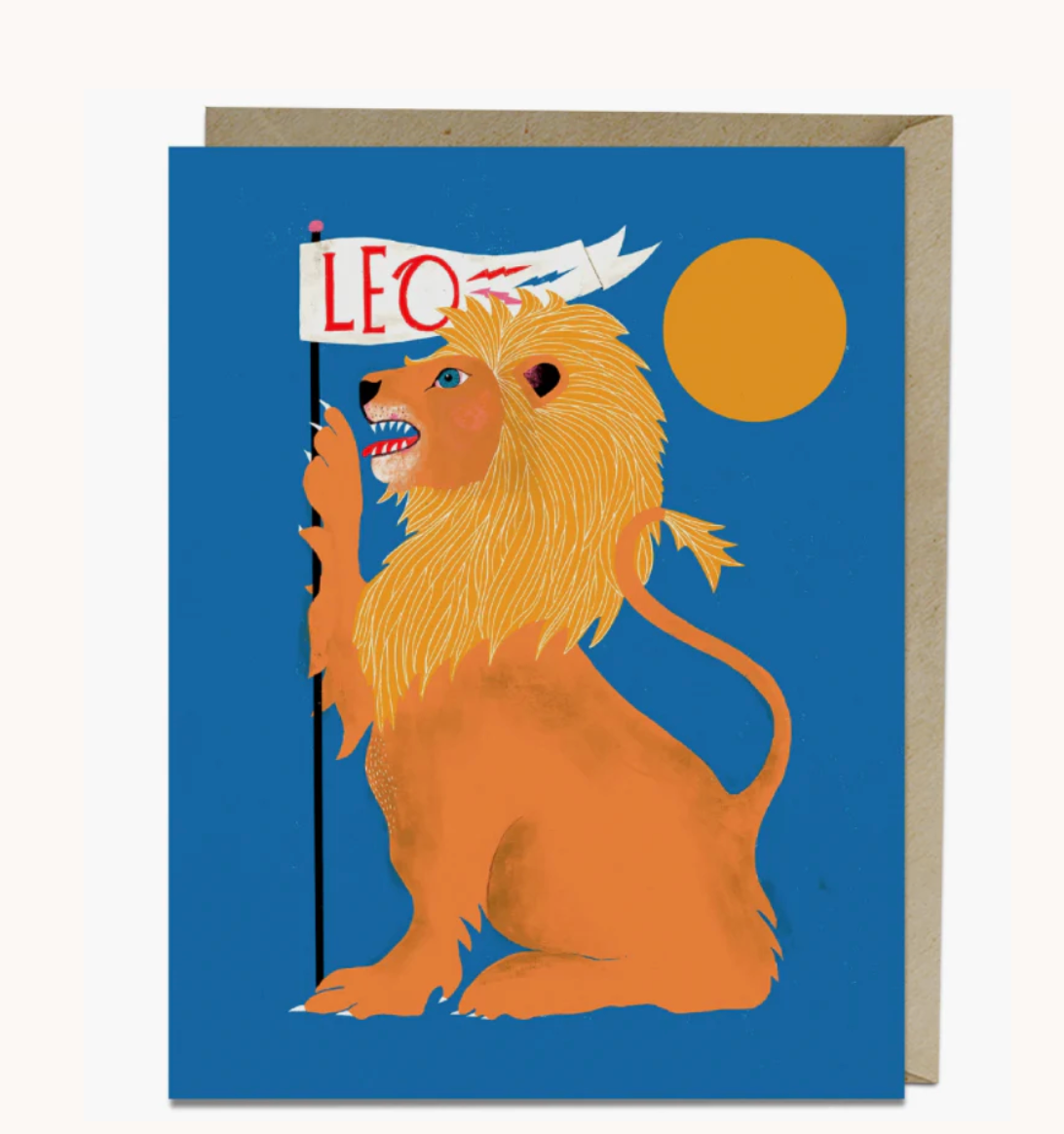 Lisa Congdon Astrology Greeting Card