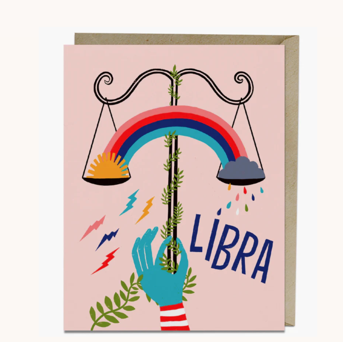 Lisa Congdon Astrology Greeting Card