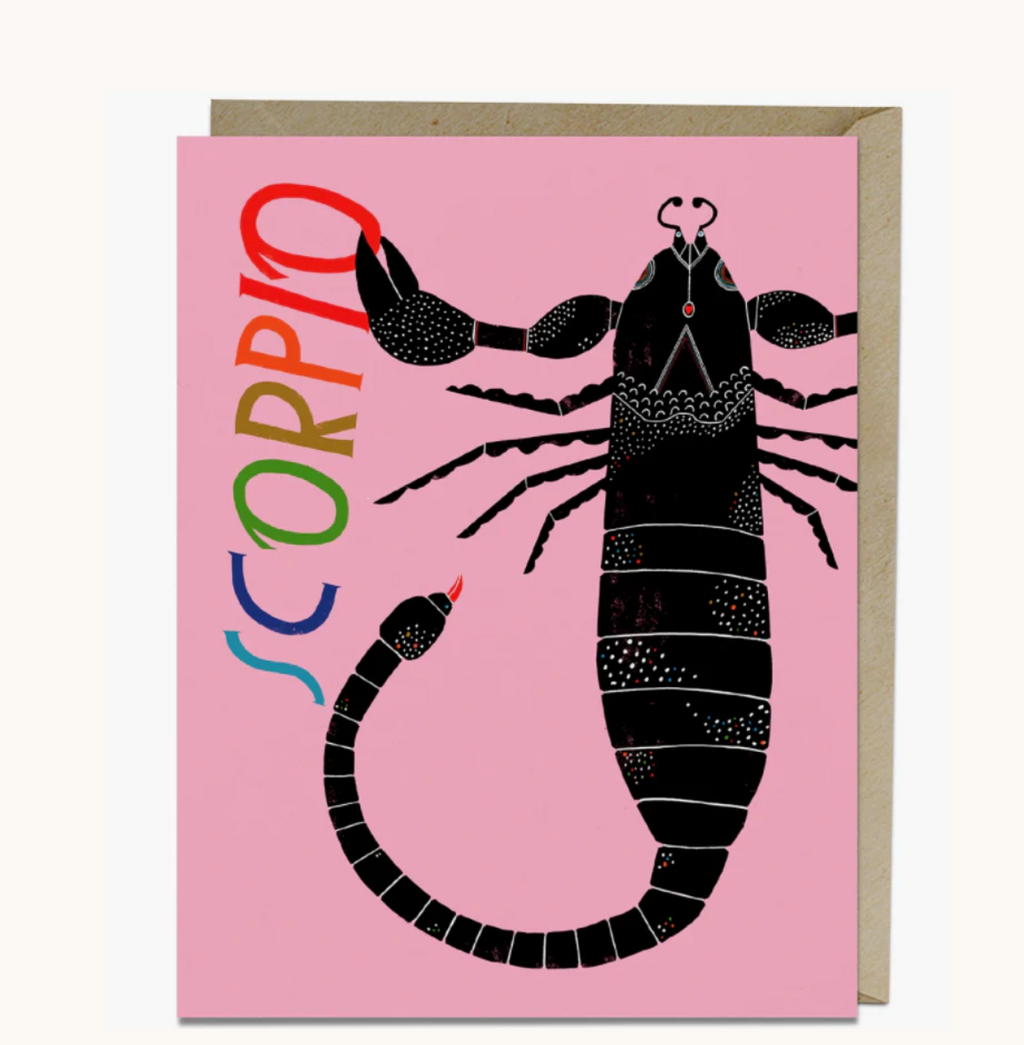 Lisa Congdon Astrology Greeting Card