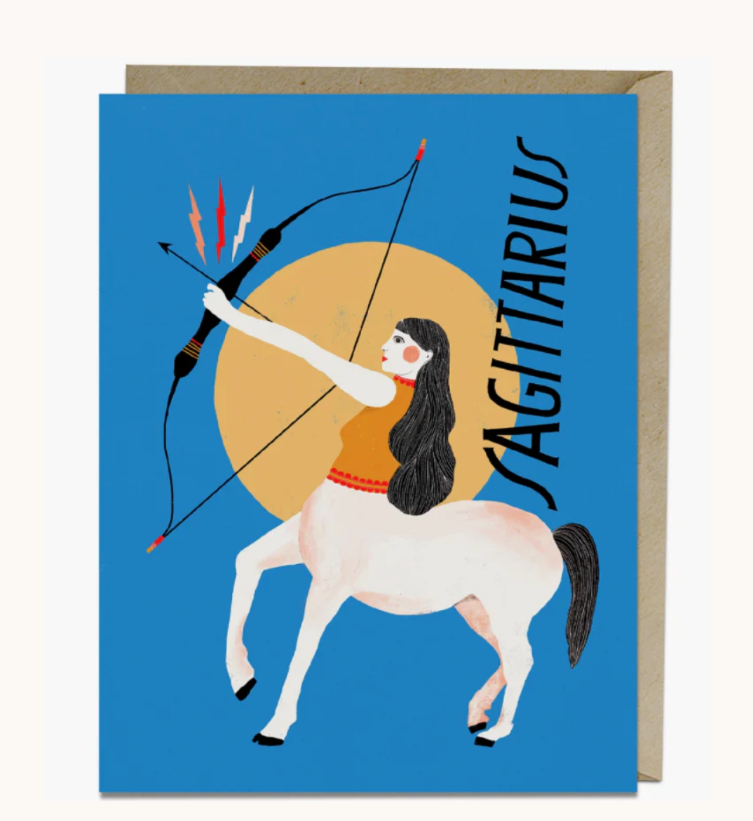 Lisa Congdon Astrology Greeting Card