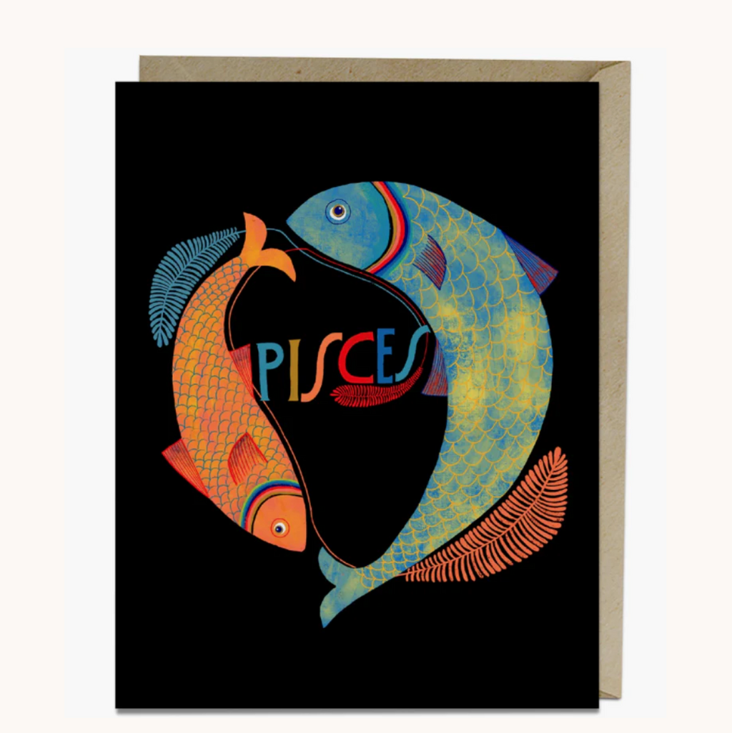Lisa Congdon Astrology Greeting Card