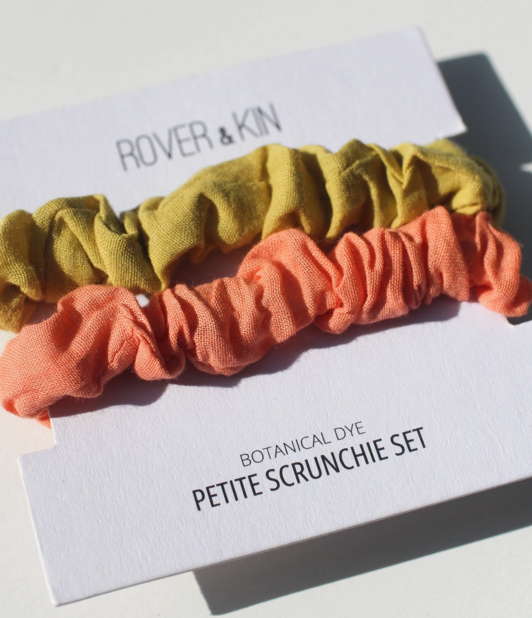 Botanical Dye Petite Scrunchies - Set of 2