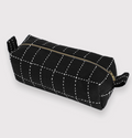 Small Grid-Stitch Toiletry Bag