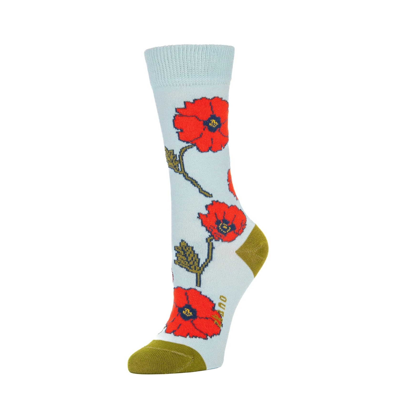 Poppies Crew Socks
