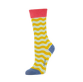 Wavy Stripe Crew Socks