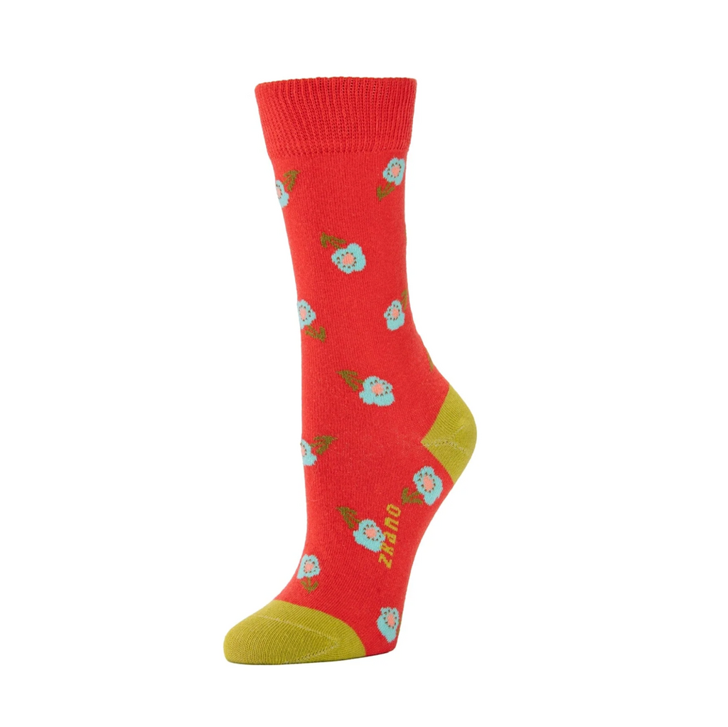 Forget Me Not Crew Socks