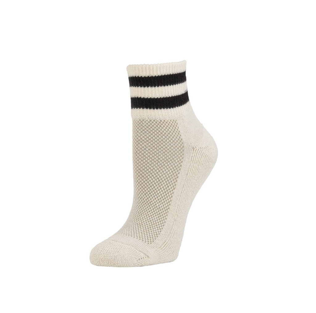 Retro Stripes Cushioned Ankle Sock