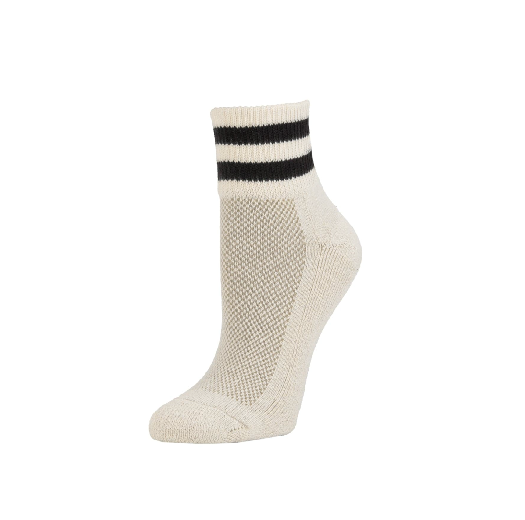 Retro Stripes Cushioned Ankle Sock