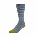Men's Roll Top Slouch Pinstripe Socks