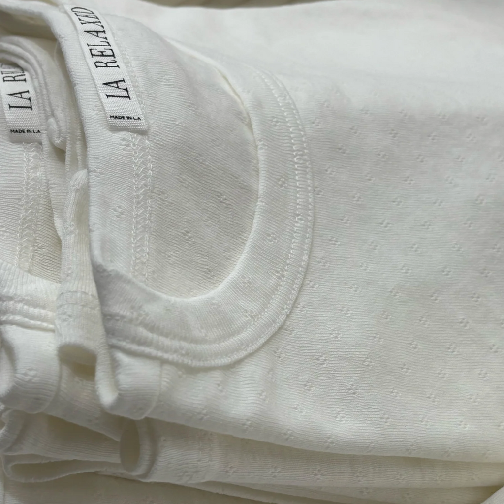 Pointelle Baby Tee