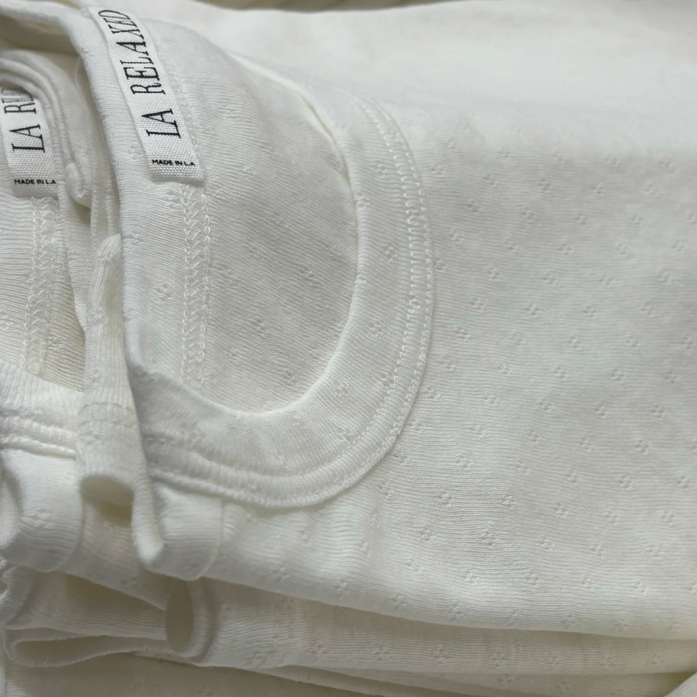 Pointelle Baby Tee