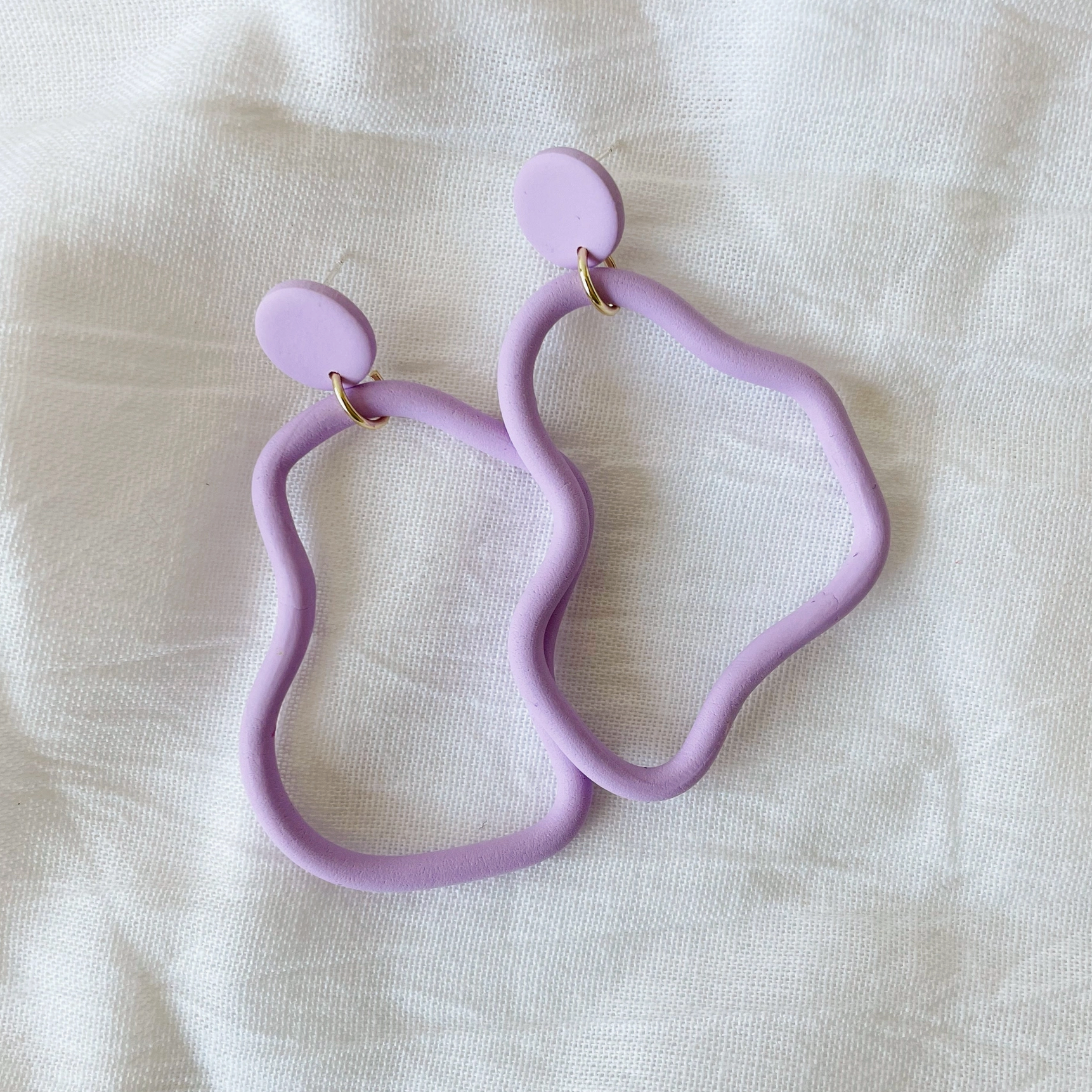 Droopy Dangles | Abstract Polymer Clay Earrings