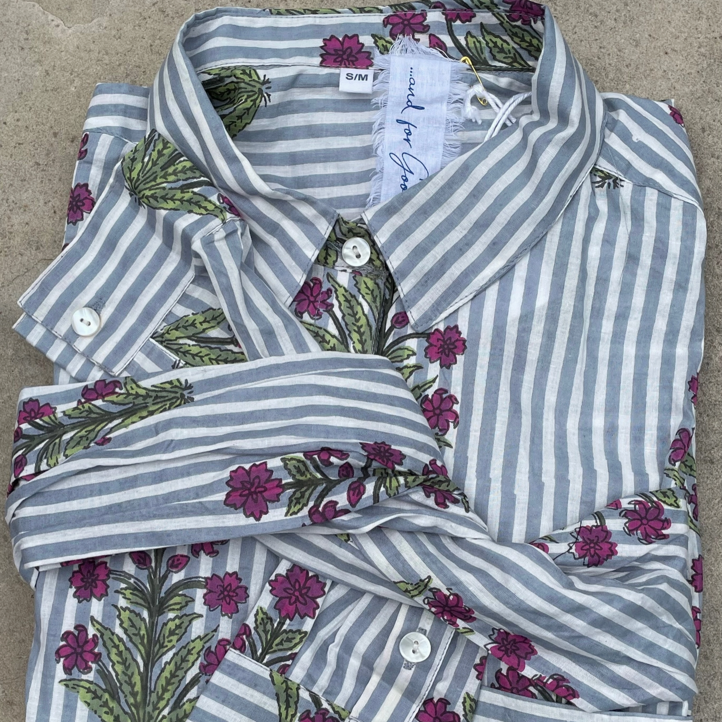 Good Boyfriend Shirt - Palm Cove Floral