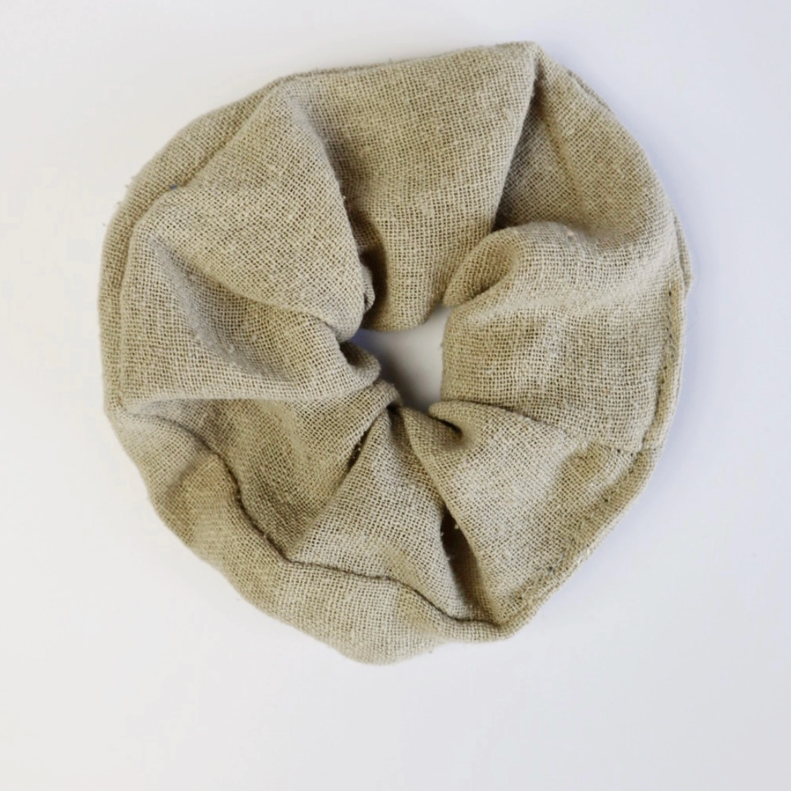 Raw Silk Scrunchie