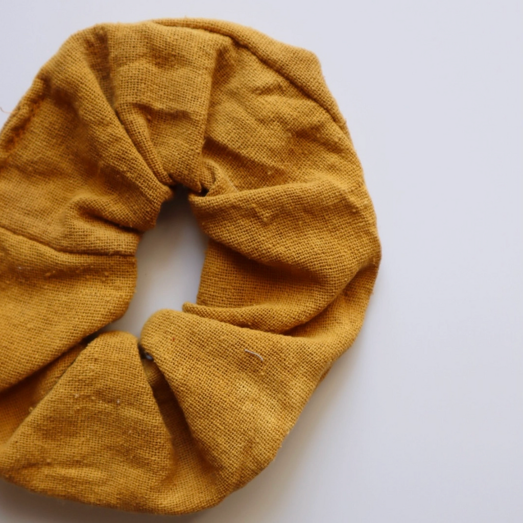 Raw Silk Scrunchie