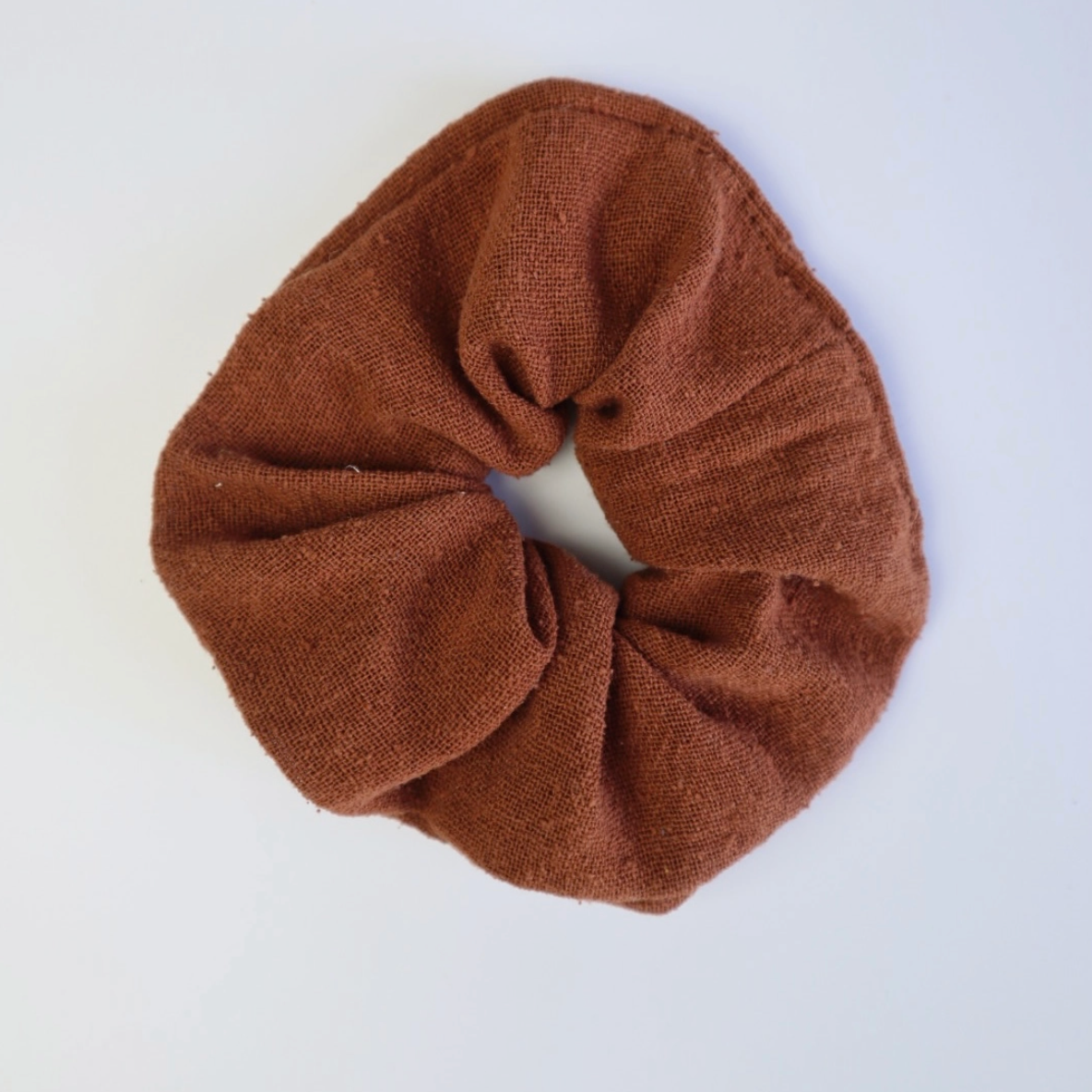 Raw Silk Scrunchie