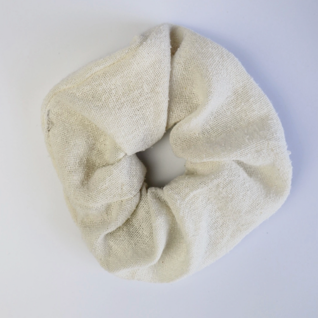 Raw Silk Scrunchie