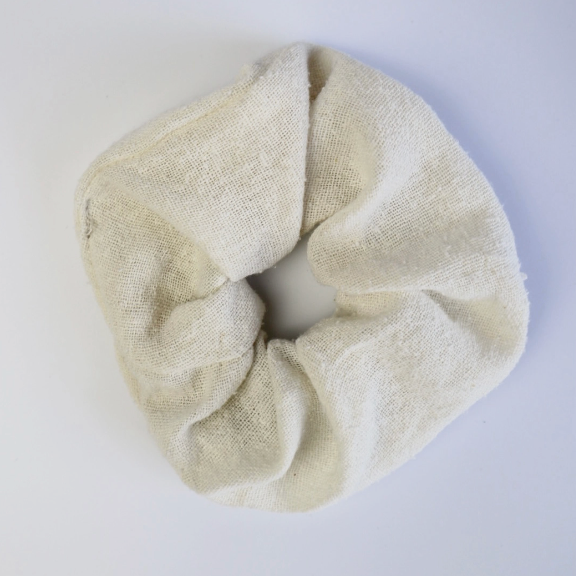 Raw Silk Scrunchie