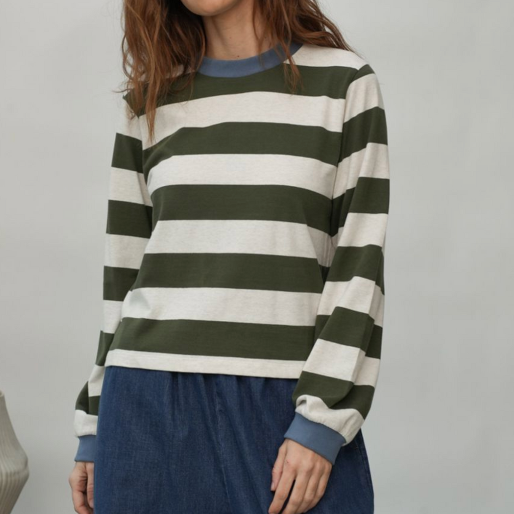 Sierra-Sue Contrast Crew