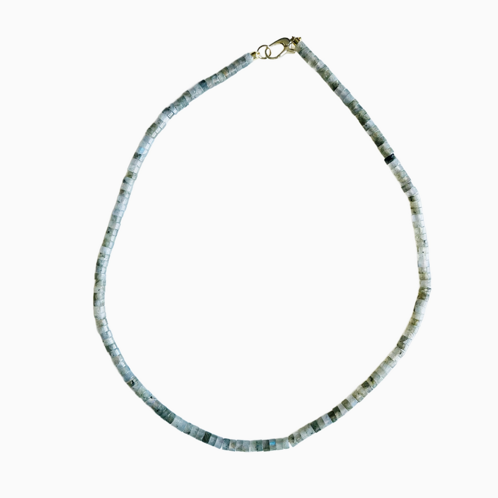 The Sullivan Heishi Gemstone Necklace