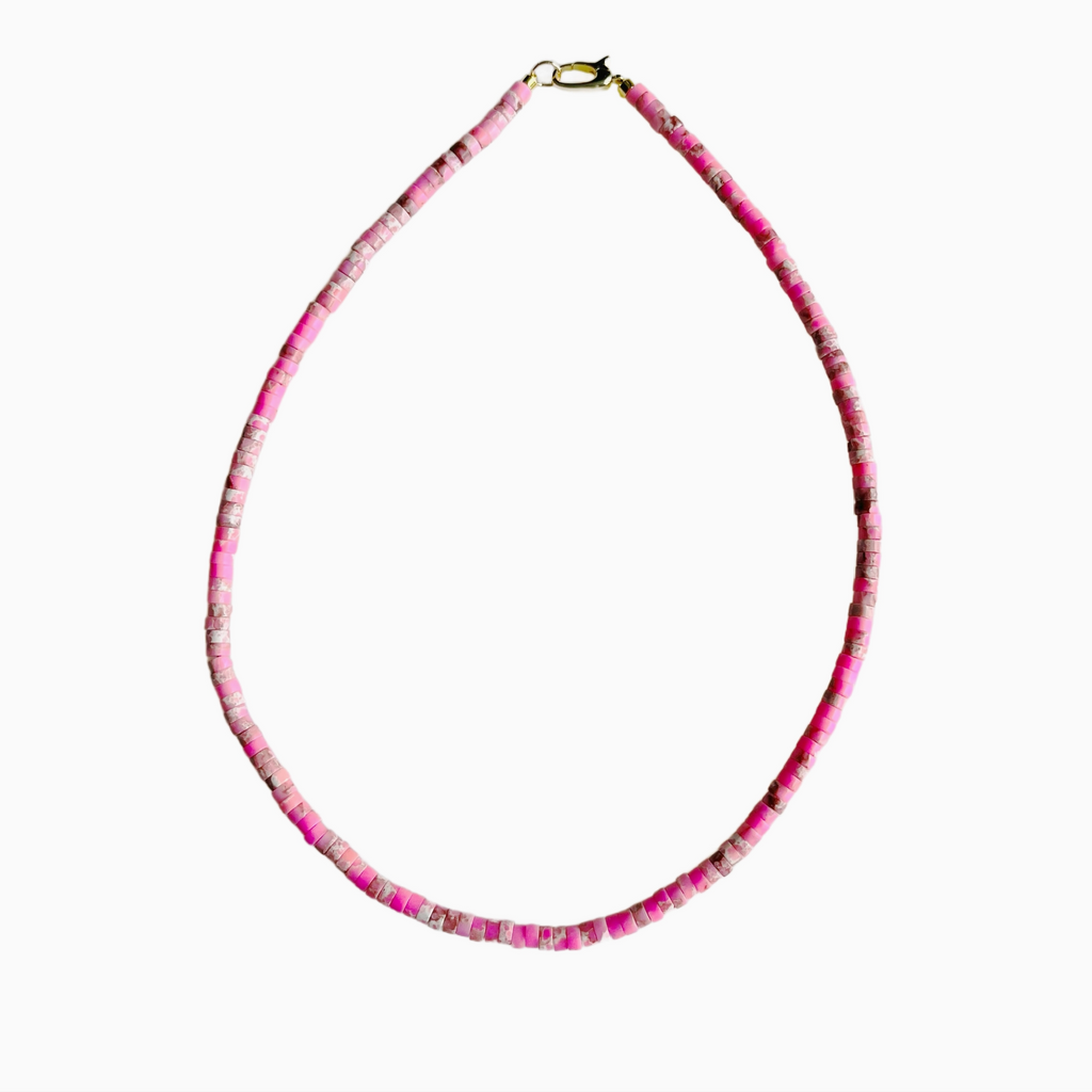 The Sullivan Heishi Gemstone Necklace