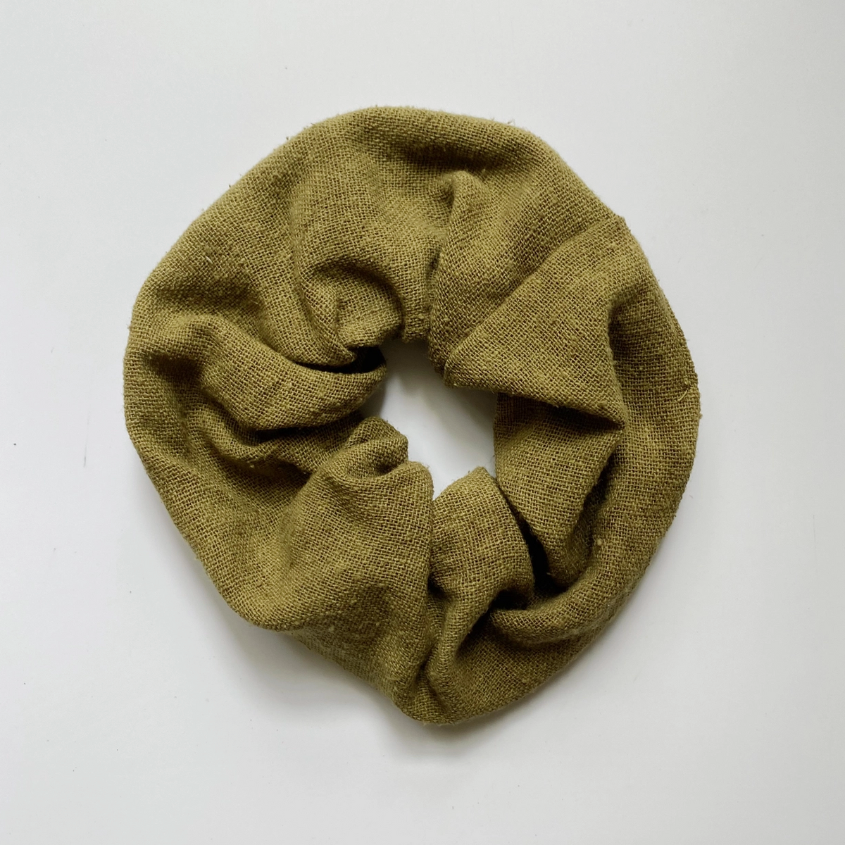Raw Silk Scrunchie