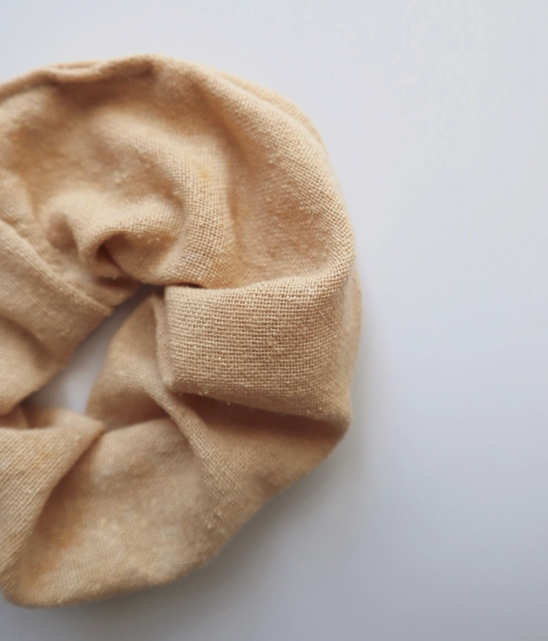 Raw Silk Scrunchie