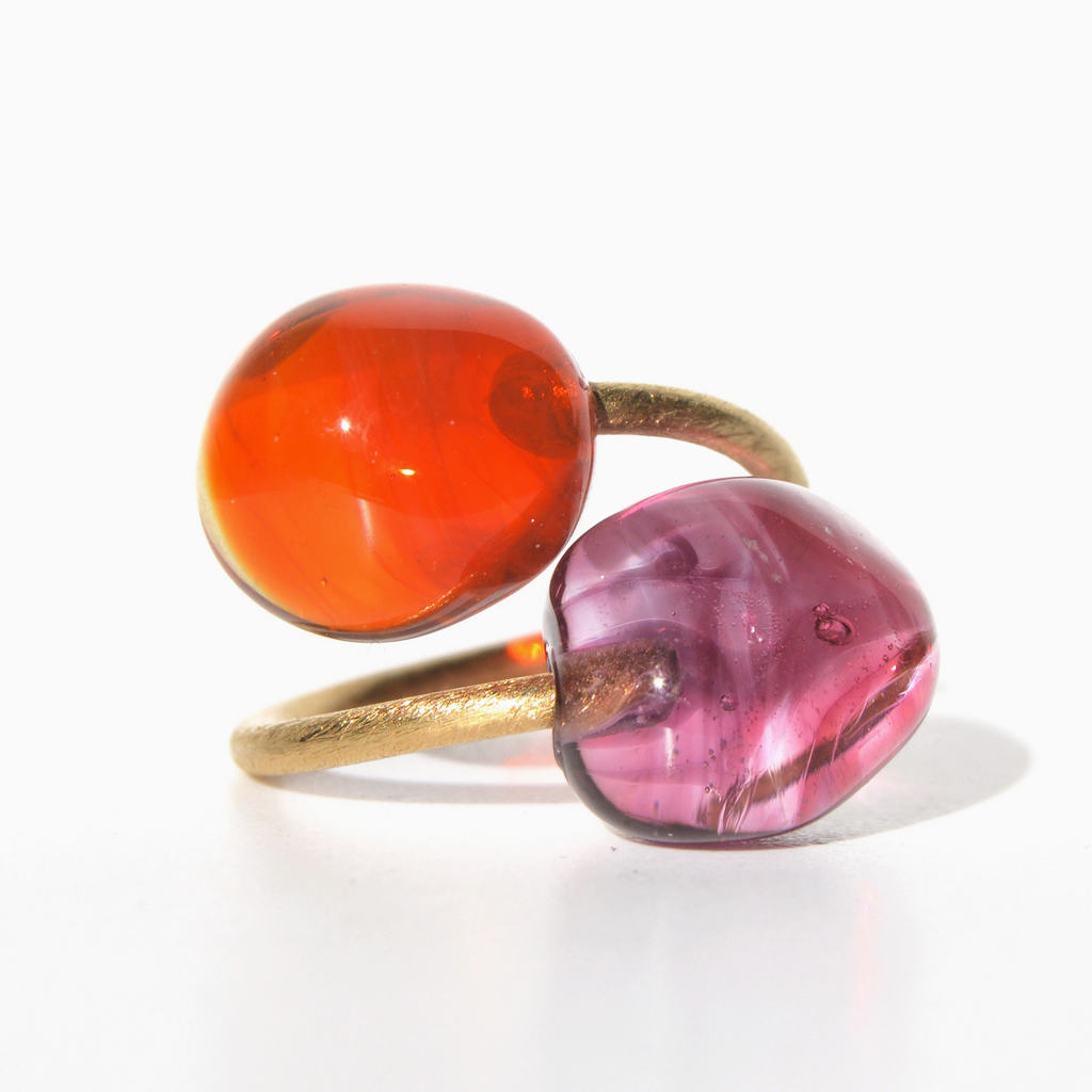 Handmade Murano Glass Ring - 2B