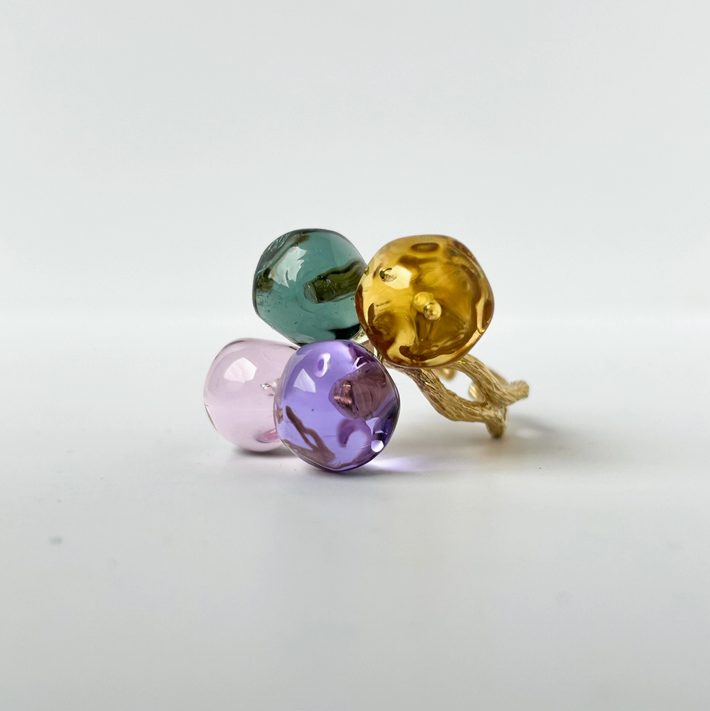 Handmade Murano Glass Ring - 4B