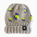 Zero Waste Handmade Merino Beanie - Leopard