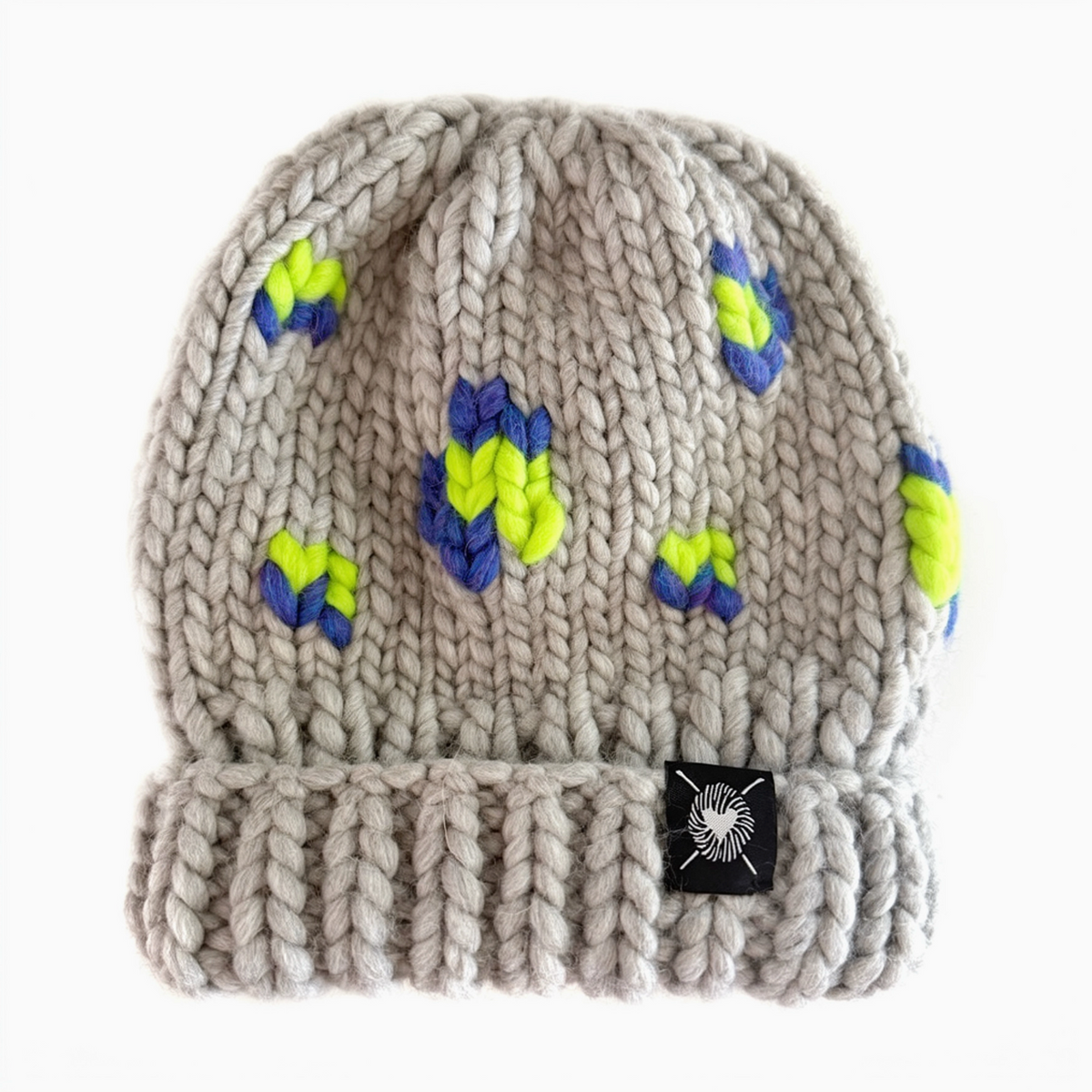Zero Waste Handmade Merino Beanie - Leopard