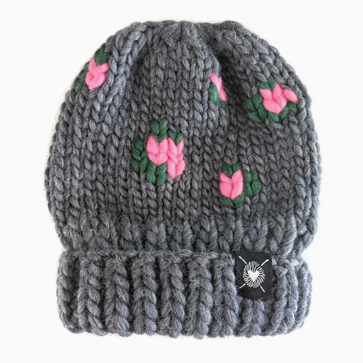 Zero Waste Handmade Merino Beanie - Leopard