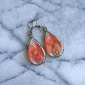January Birth Flower Earrings