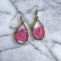 August Birth Flower Earrings