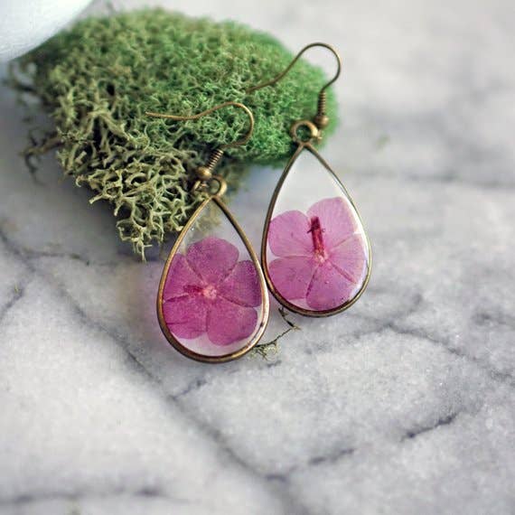 August Birth Flower Earrings